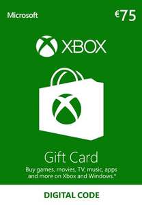 Xbox Live Guthaben Karte 75€