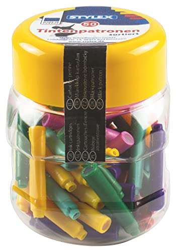 Stylex 23016 Tintenpatronen Set, farbig, 50 Stück