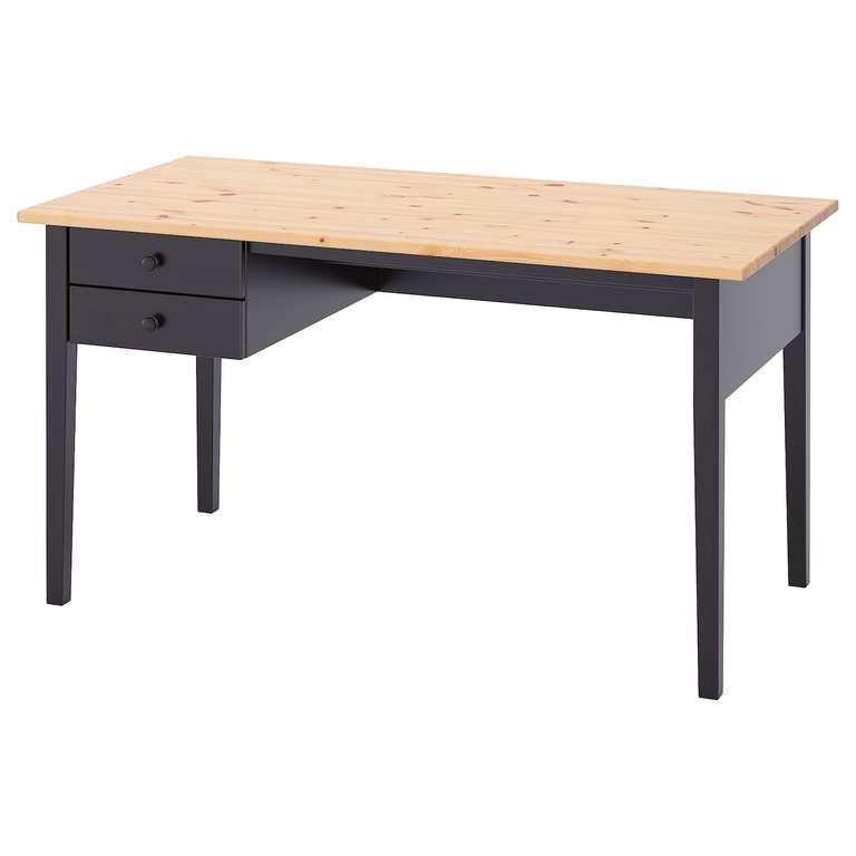 ARKELSTORP Schreibtisch, schwarz, 140x70 cm