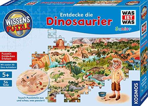 Kosmos Wissenspuzzle: WAS IST WAS Junior - Entdecke die Dinosaurier