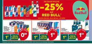 -25% auf Red Bull beim Billa/Plus 28.9. - 04.10. 250ml 88 Cent