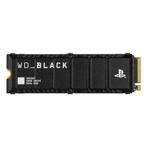 WD_BLACK SN850P 4 TB NVMe SSD Offiziell Lizenziert für PS5 (optimierter Kühlkörper; bis zu 7.300 MB/s Lesen)