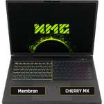 XMG NEO 17 (E24) Laptop, 17.0" IPS, 2560×1600 px, 240 Hz, G-SYNC, Intel Core i9-14900HX, GeForce RTX 4060, 16GB RAM