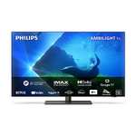 Philips Ambilight TV | 55OLED808/12 | 139 cm (55 Zoll) 4K UHD OLED Fernseher | 120 Hz | HDR | Dolby Vision | Google TV | VRR || DTS:X |