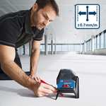 Bosch Professional Kreuzlinienlaser GCL 2-15 (roter Laser, Innenbereich, mit Lotpunkten, Arbeitsbereich: 15 m) [wie neu]
