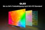 TCL 55T8A 55-Zoll-Fernseher, QLED, 144Hz VRR, HDR 1000 nits, Full Array Local Dimming, IMAX Enhanced, Dolby Vision und Atmos