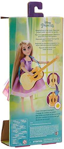 Hasbro Disney Prinzessin Rapunzel Modepuppe und Gitarre mit Farbwechsel