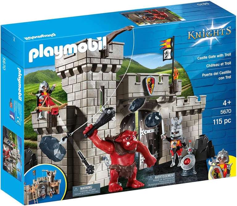 playmobil Knights - Burgtor mit Troll