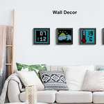 Divoom Pixoo Pixel Art Digitaler Bilderrahmen, Smart Clock 7.18 Zoll