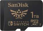 SanDisk Nintendo Switch R100/W90 microSDXC 1TB UHS-I U3, Class 10