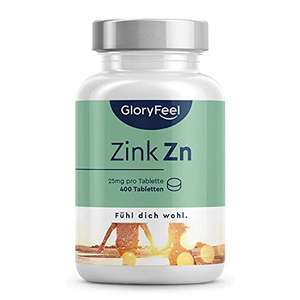 Zink 25mg - 400 vegane Tabletten