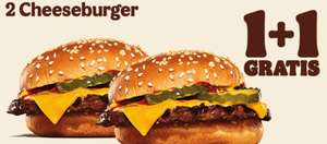 Burger King: 1+1 Gratis Cheeseburger