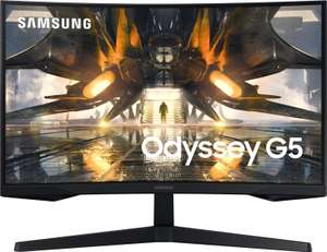 Samsung Odyssey G5 G55A, 27" WQHD Curved Gaming Monitor