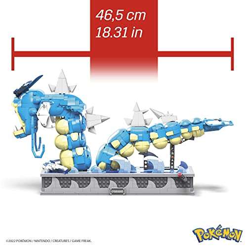 Mega HGC24 - Pokémon Garados Bauset mit 2186 Teilen