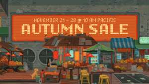 Steam Herbstaktion (21.11. - 28.11. 19 Uhr): täglich einen kostenlosen Steamsticker abholen + kleine Liste von Games zum Bestpreis