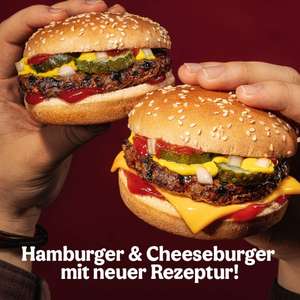 @Burger King - Hamburger oder Cheeseburger nur 1€ bis 31.03.