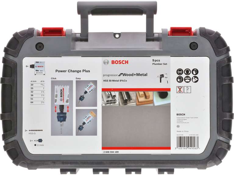 Bosch Bim Progressor Lochsägenset für Holz und Metall | 9-teilig