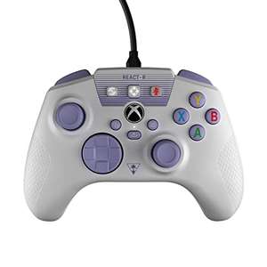 Turtle Beach REACT-R Controller Weiß/Violett – Xbox Series X|S, Xbox One und PC