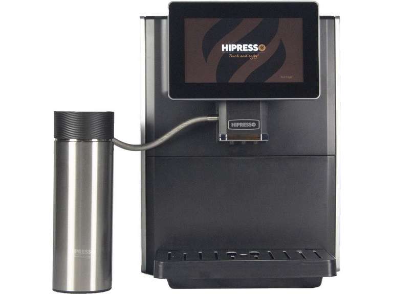 Hipresso DP2002 Kaffeevollautomat mit Milchkanne