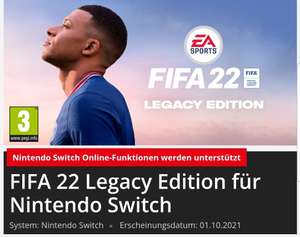 FIFA 22 Legacy Edition für Nintendo Switch