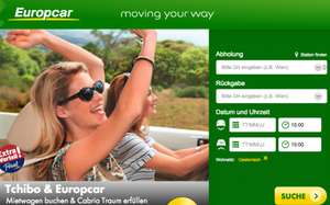 Dank Tchibo PrivatCard: Cabrio übers Wochenende um nur 99 € leihen bei Europcar