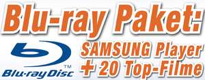 Samsung BD-P 1580 + 20 Blu-rays für 179€