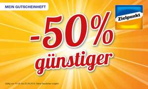 [Zielpunkt] 50% Gutscheinheft mit z.B. Hornig Kaffee 500g für 3,74€