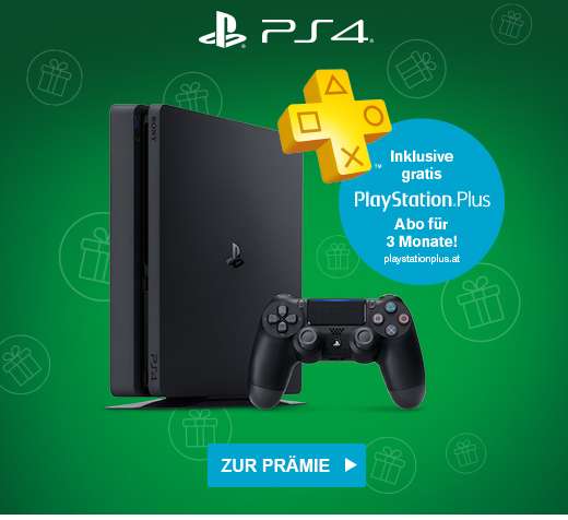 (Info) My McDonalds: Sony PlayStation 4 Slim (500 GB) + 3 Monate PS Plus um 150 € + 100 Ms