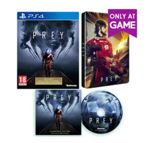 Game.co.uk: Prey (PS4 oder Xbox One) Steelbook Edition + Prey Soundtrack für 38,35€