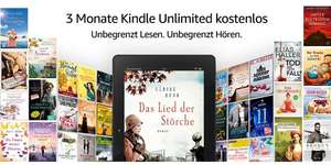 Amazon - Kindle Unlimited  - 3 Monate Gratis