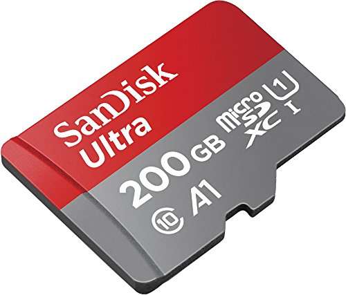 Amazon.de: SanDisk Ultra microSDXC Speicherkarte, 200GB, um 41,33€