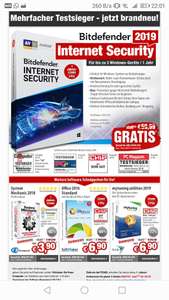 AntiVirus Software Bitdefender Total Security 3 Geräte 1Jahr