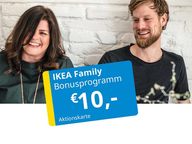 IKEA Family: 10€ Aktionskarte ab 3 Einkäufen mit insgesamt 300€