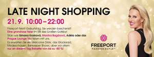 Freeport Late-Night-Shopping mit bis zu 80% Rabatt