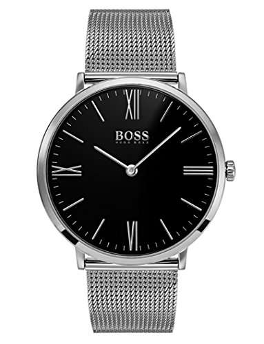 Hugo Boss klassisch Quarz Uhr mit Edelstahl Armband 1513514