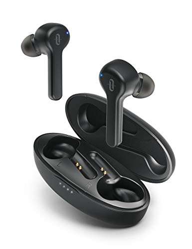 TaoTronics Bluetooth 5.0 In Ear Kopfhörer True Wireless, mit Ladehülle und Integriertem Mikrofon, IPX7 Touch Steuerung40 Std. Spielzeit