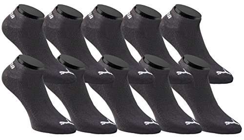 Puma Sneaker Socken Sportsocken 10-Paar-Pack verschiedene Farben, alle Größen