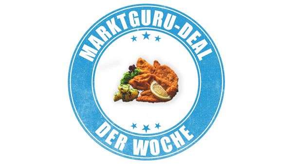 Marktguru: 0,80€ Cashback auf Schnitzel (z.B. 3,70€ für Riesenschnitzel mit Pommes bei Lutz)