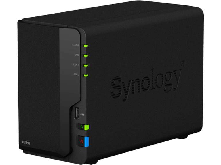 Synology DiskStation DS218 2-Bay NAS-Gehäuse (Mit NL 215€)