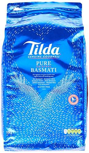 [Amazon Prime] Tilda Pure Original Basmati Rice, 1er Pack (1x10kg)