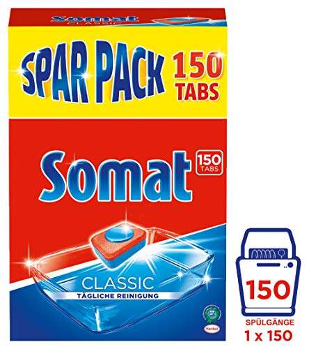 Somat Spülmaschinen-Tabs Classic, für die tägliche Reinigung (1 x 150 Tabs)
