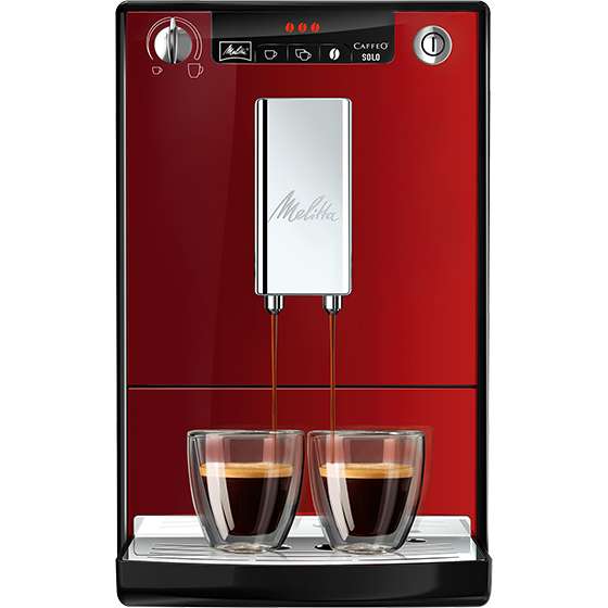 Caffeo® Solo® Kaffeevollautomat, Chili-red