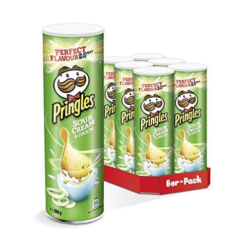 Pringles verschiedene Sorten | 6er Party-Pack (6 x 200g)