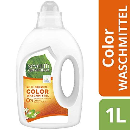 Amazon.de l Seventh Generation Waschmittel Color Fresh Orange & Blossom Scent 20 Wäschen, 1000 ml Plus-Produkt