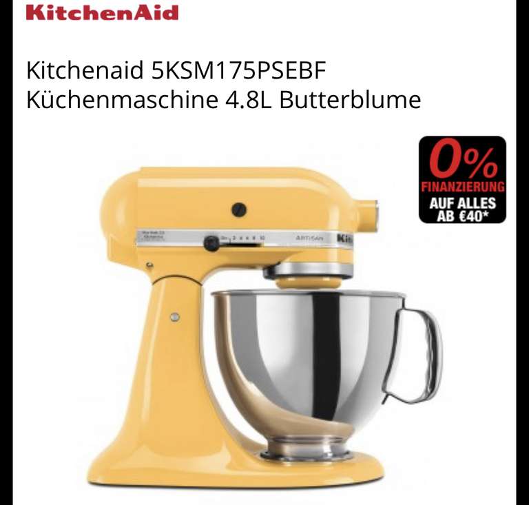 Kitchen Aid Farbe: Butterblume