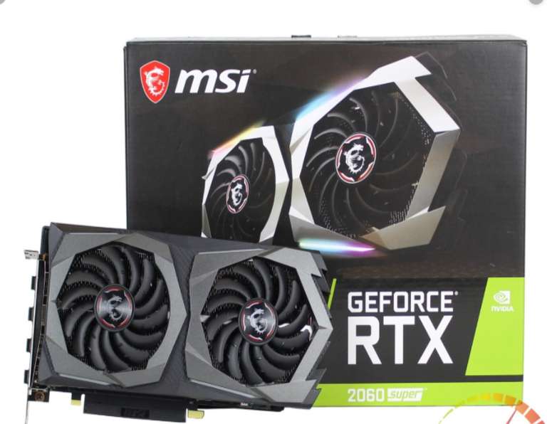 Black Friday: MSI GeForce RTX 2060 SUPER Gaming X, 8GB GDDR6 (V375-214R)