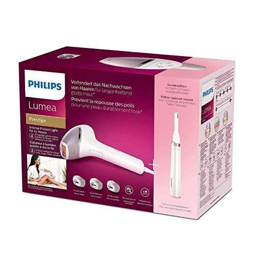 Philips Lumea Prestige BRI949/00 (IPL Haarentfernungsgerät) inkl. Korrekturtrimmer