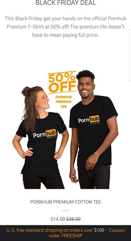 Pornhub T-Shirt -50%
