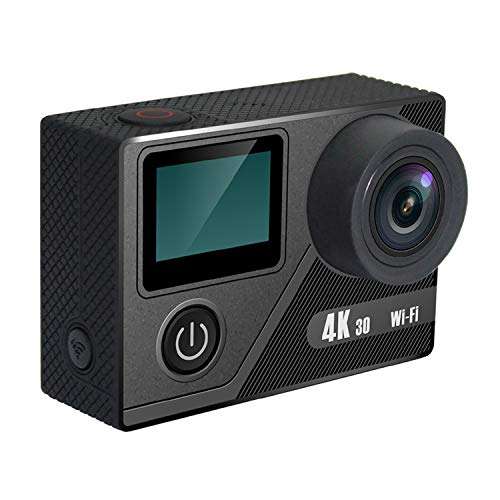 [PreisfehleraufLager] Discovery Adventures 4K Ultra-HD WLAN Action Kamera Premium inklusiv Selfie Stick, 12MP