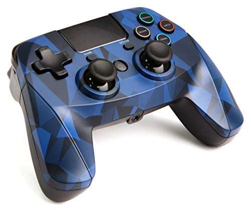 snakebyte PS4 GAME:PAD 4 S Wireless Bluetooth - blau camouflage